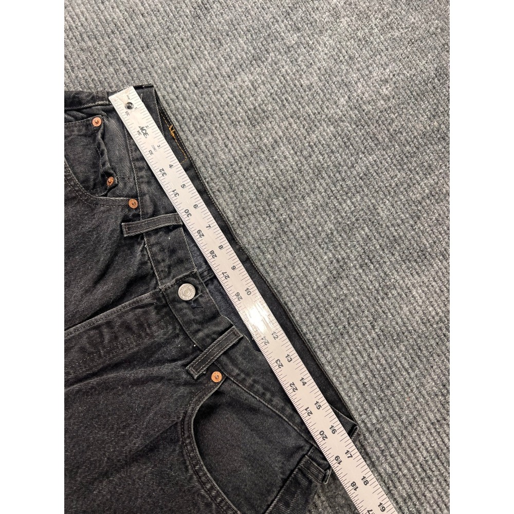 Levi's 501 Vintage 1996 Jeans Mens 36x32 Black Button Fly Made in USA - Picture 2 of 14